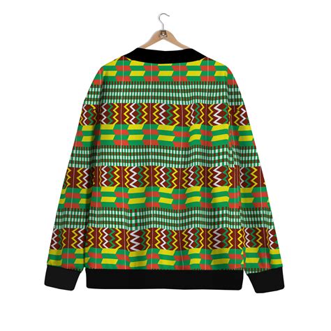 Kente Tribal West African Print Pattern Cardigan Grizzshopping
