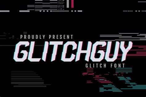 Glitchguy Font Nomlimofont Fontspace