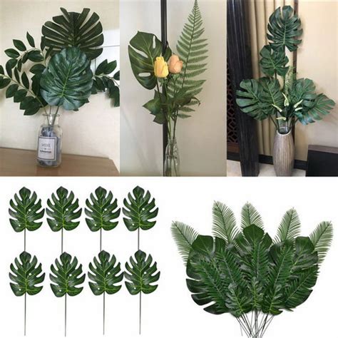 Jual Daun Monstera Daun Leaf Daun Hias Artificial Dekorasi Rumah Daun Palem Var B Jakarta