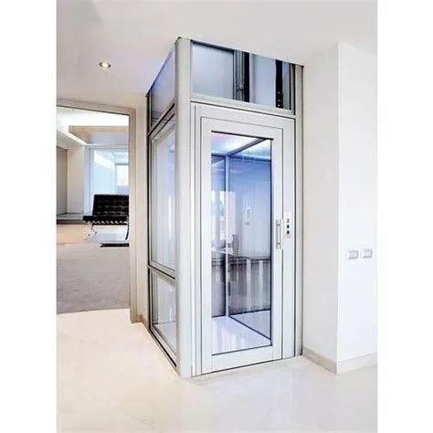 Dura Elevators Stainless Steel And Glass Hydraulic Home Elevators For