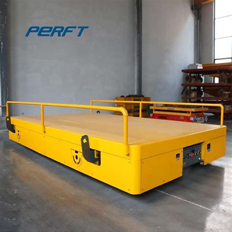 Electrical Trackless Transfer Cart With Integrated Screw Jack Lift