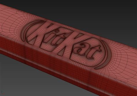 3d Kit Kat Chocolate Bar Turbosquid 1853990