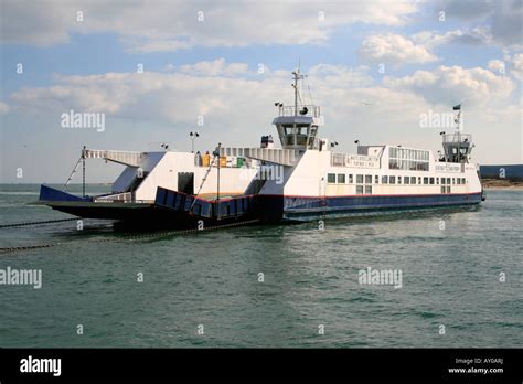 Bramble Bush Bay Chain Ferry That Crosses The Entrance To Poole Harbour