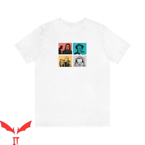It Pennywise T Shirt Pennywise Scary Stacked Panels T Shirt