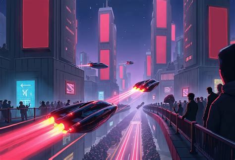 Retro Futuristic Space Travel Ai Generated Image
