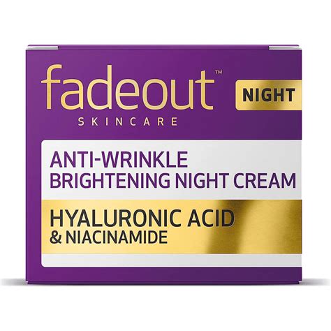 Fadeout Skincare Anti Wrinkle Brightening Night Cream 50ml | Sinin