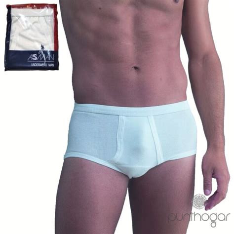 Slip hombre clásico Asman 141 algodón suave Punthogar