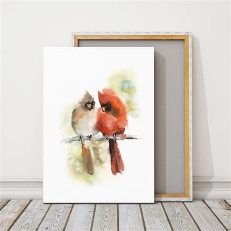 Cardinal Bird Print Etsy