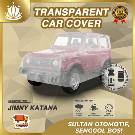 Jual Sarung Mobil Plastik Tebal Body Cover Transparan Suzuki Jimny