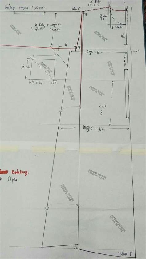 Pola Baju Kurung Pahang Cara Memotong Kain Mengikut Pola Baju Kurung