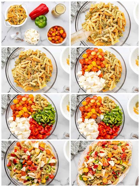 Tricolor Pasta Salad Recipe The Cookie Rookie