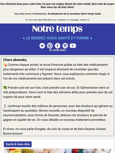 Notre Temps La Liste Noire Des M Dicaments Prometteur Le