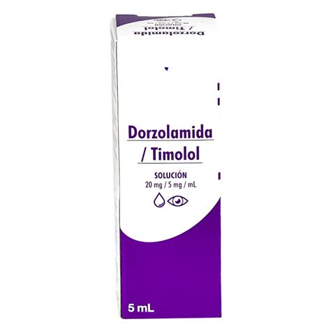 Dorzolamida Timolol Soluci N Ml Farmacias Gi Mejoramos Tu Salud