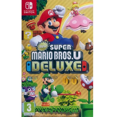 Nintendo 任天堂 Ns Switch《 New 超級瑪利歐兄弟 U 豪華版 New Super Mario Bros U