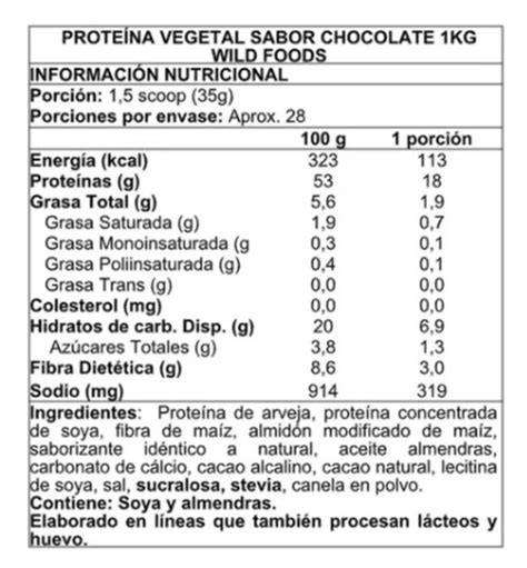 Proteina Vegetal En Polvo Shake Vainilla Kilo Luzgomed