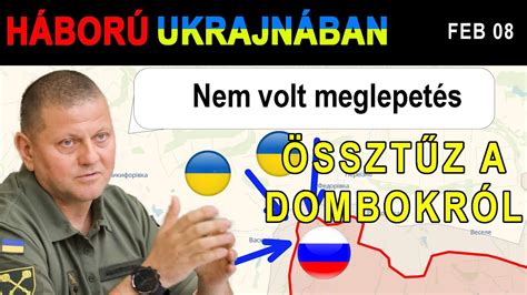 Feb 08 Az ukránok A DOMBOKRÓL PUSZTÍTJÁK AZ OROSZOKAT YouTube