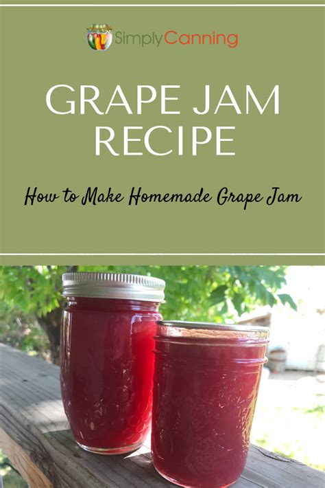 Old Fashioned Grape Jam No Pectin Added Artofit