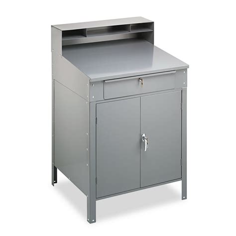 Tennsco Corp Steel Cabinet Shop Desk Wayfair