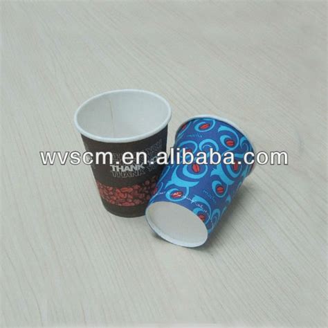 Single Wall Coffee Cups Disposable Insulated Hot Paper Cup China WVSCM Price Supplier Food