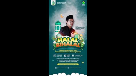 LIVE HALAL BIHALAL Bersama Gus MUHAMMAD KHAFIDUN NI AM Banteng Dsn