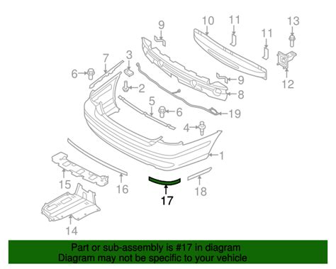 86671 3F050 Corner Molding 2004 2006 Kia Amanti Kia Parts Store