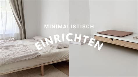 Minimalistisch Wohnen I Einfache Einrichtungstipps I Minimalismus