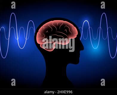 Brain Waves Illustration Stock Photo Alamy