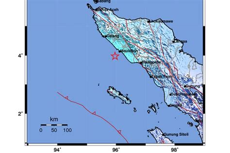 BREAKING NEWS Gempa Magnitudo 5 3 Guncang Banda Aceh Petang Ini