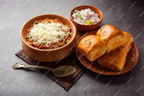 Premium Photo Cheese Pav Bhaji Recipe Is A Street Food Bhajipav