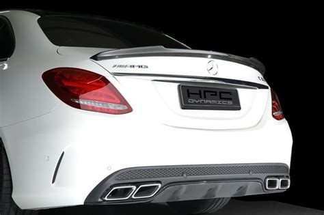 MS Style Tuning GmbH Mercedes C63 AMG Carbon Heckspoiler Trunk Lid