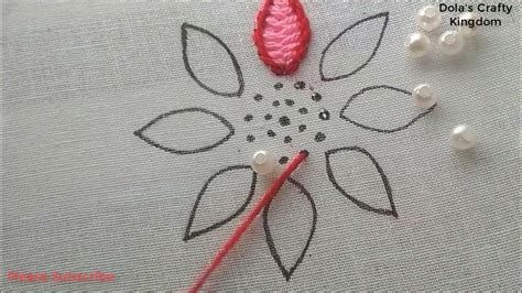 Hand Embroidery Modern Flower Designs Embroidery For Beginners Simple