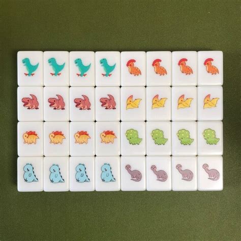 Seaside Escape Tile Game Dinosaur Blocks X Large Mahjong For One