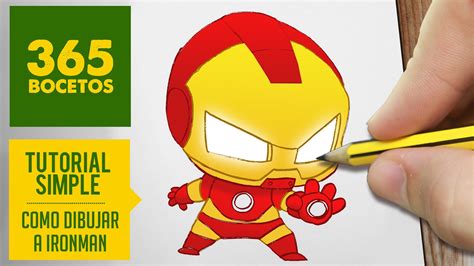 Como Dibujar Ironman Emoticonos Whatsapp Kawaii Paso A Paso Dibujos