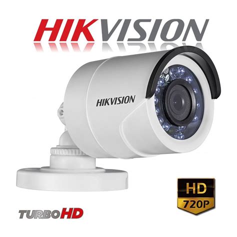 Camara Bullet Hikvision 720P Ds 2Ce16C0T Irpf Turbo Hd Lente 2 8Mm Plastico