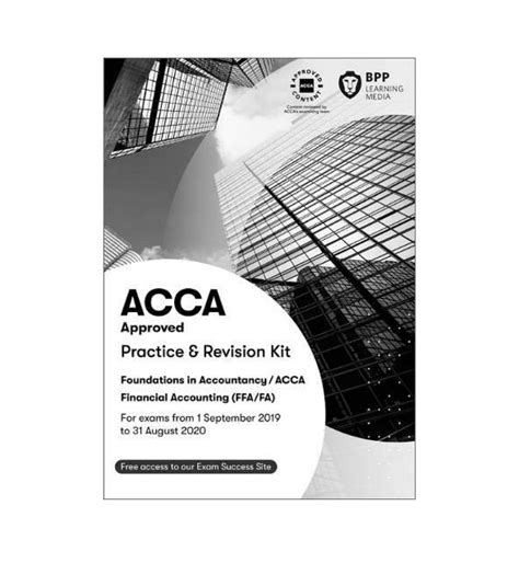 Buy BPP ACCA F3 Financial Accounting FIA FFA Practice And Revision Kit