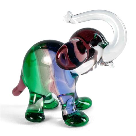 Elephant Small Elephant Sculture Murano Glass