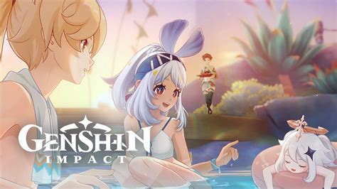 Traveler Mualani Hotspring Bath Cutscene Natlan Archon Quest Part