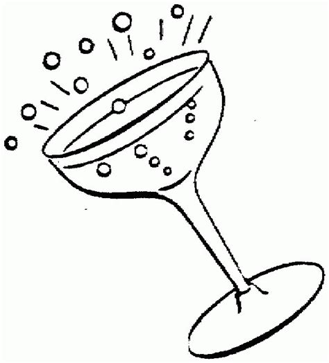 Sparkling Glass Coloring Page Colouringpages