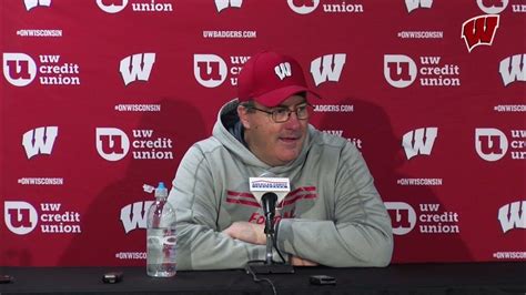 Paul Chryst Postgame Press Conference Oct 16 2021 Youtube