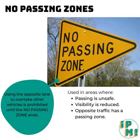 No Passing Zone Pennant Sign Meanings And Examples For The Dmv Written Test