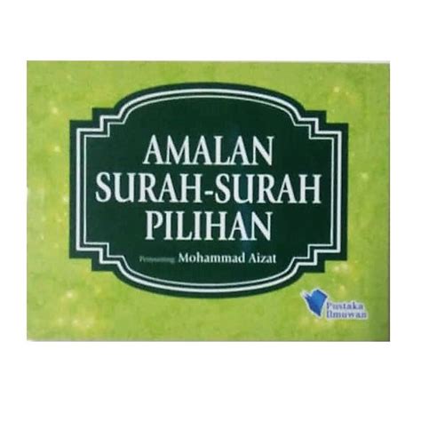 Amalan Surah Surah Pilihan Saiz Poket Ready Stock Shopee Malaysia