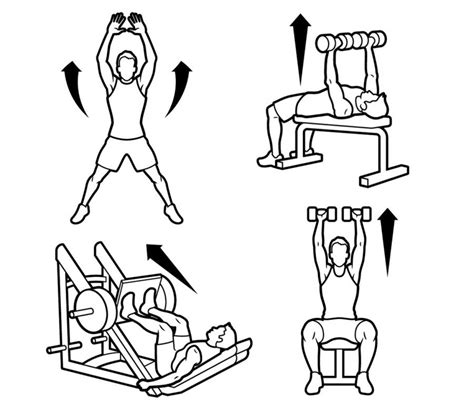 workout drawing images     drawings