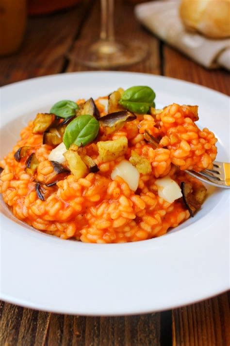 RISOTTO ALLA PARMIGIANA DI MELANZANE I SAPORI DI CASA Parmigiana Di