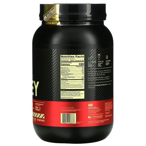 Optimum Nutrition, Gold Standard 100% Whey, Rocky Road, 2 lb (907 g ...