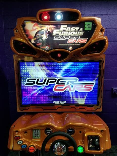 Fast And Furious Super Cars 42 Arcade Driving Game Mandp Amusement