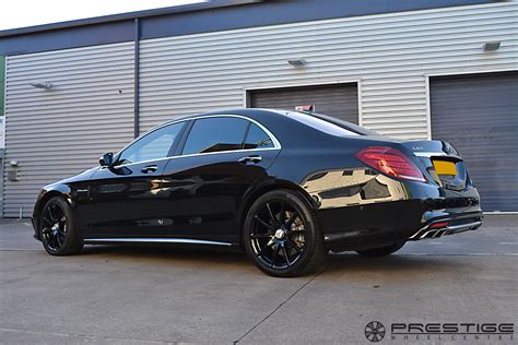 Mercedes S63 Amg 2014 With Custom Finished Gloss Black Wheels