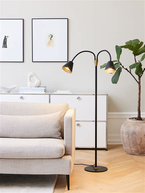 Halo Design Hygge Gulvlampe H Cm Grafit Sort Gulvlamper Hjem Dk