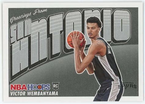 NBA San Antonio Spurs 2023 24 Panini Hoops Single Card Rookie Greetings