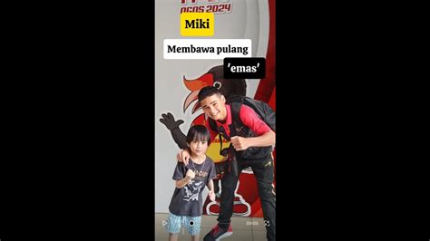 EMAS MENJADI MILIK MIKI MUAYTHAI SUKMA XXI 2024 YouTube