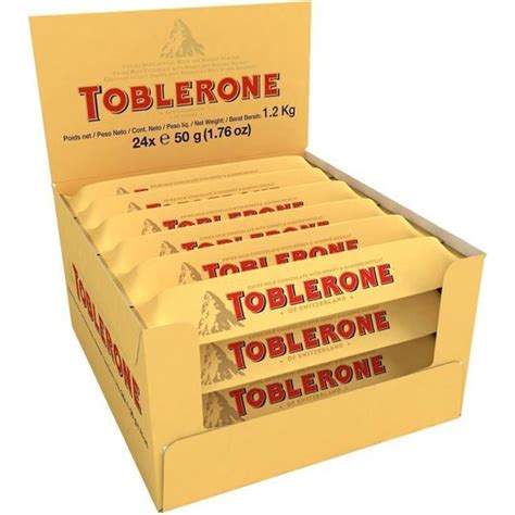 Toblerone Chocolat Au Lait Et Nougat Miel Et Amandes Bo Te De